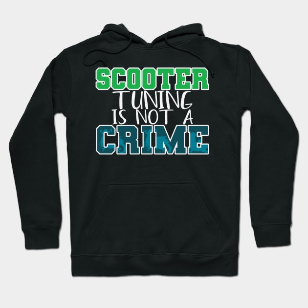 Tuning Scooter Hoodie by TeePixelate